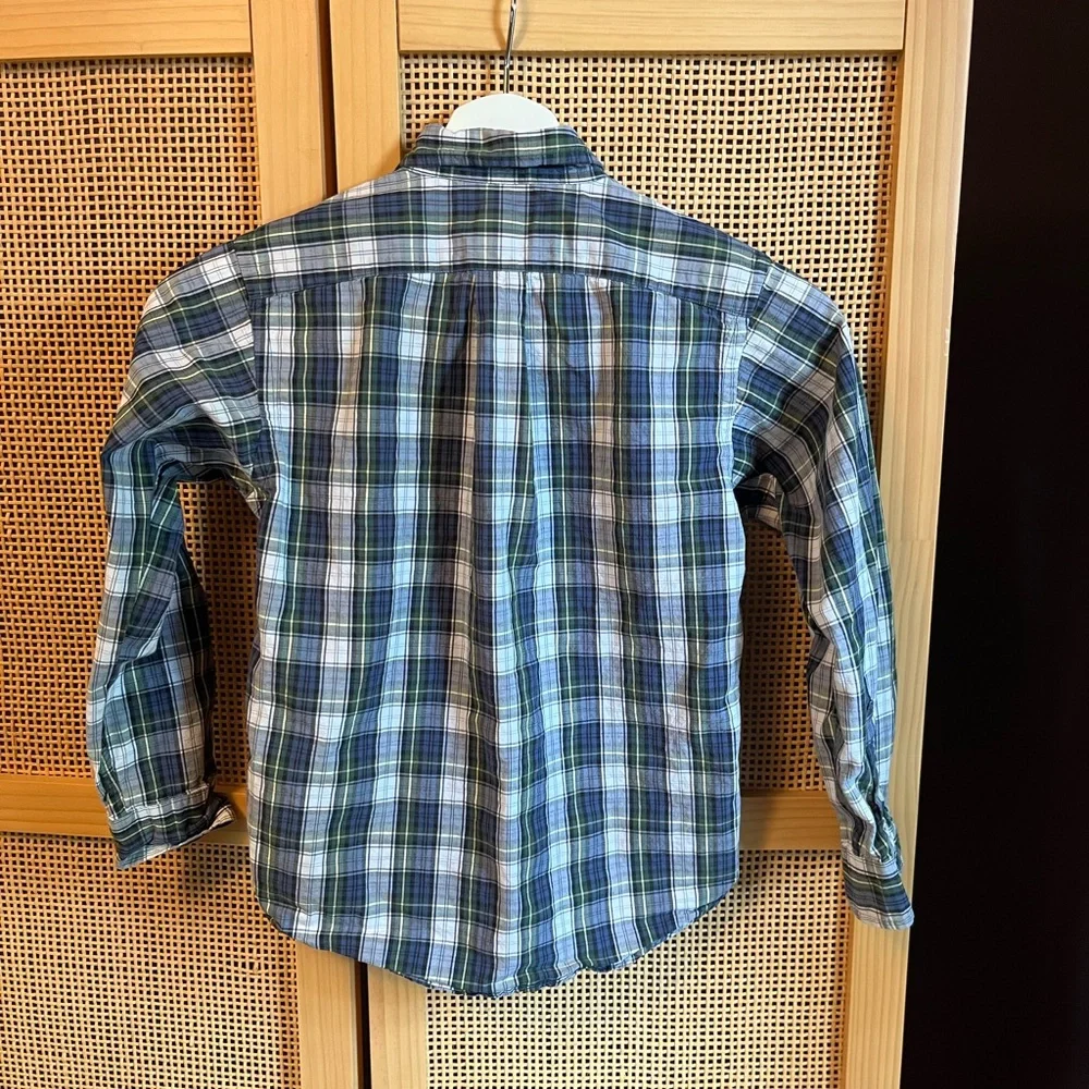 Ralph Lauren Boys (7) Plaid Button Down